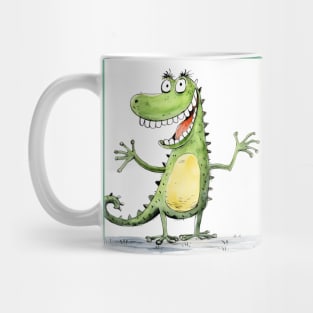 Funny Dinosaur Cartoon Mug